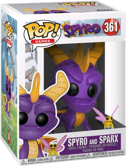 Spyro The Dragon - Spyro And Sparx Pop (600x600), Png Download