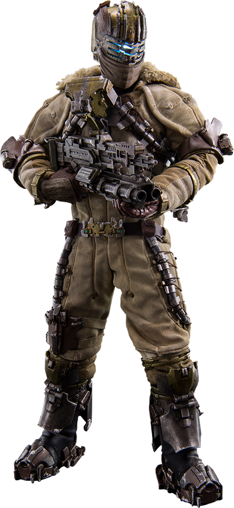 Isaac Clarke Snow Suit Version Sixth Scale Figure Http - Dead Space 3 1/6 Scale Action Figure Isaac Clarke (459x995), Png Download