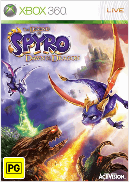 The Legend Of Spyro Dawn Of The Dragon Preowned Eb - Legend Of Spyro Dawn Of The Dragon Xbox 360 (600x600), Png Download