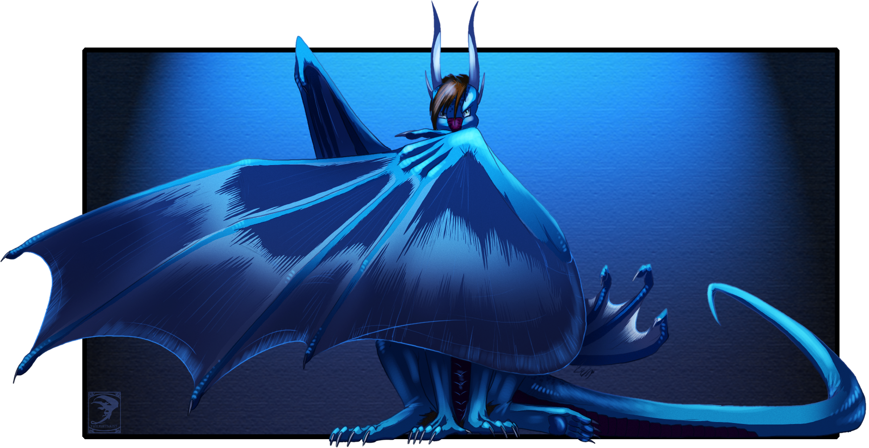 Comish I Am The Night - Saint (1775x915), Png Download