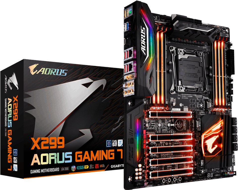 X299 Aorus Gaming 7 - Z370 Aorus Gaming 7 Op (1000x1000), Png Download