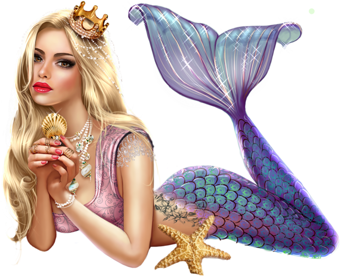 Illustratie Girls Liveinternet - Mermaid (800x686), Png Download