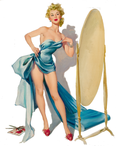 Tubs En Png Pin-up - Pin-up Model (396x500), Png Download