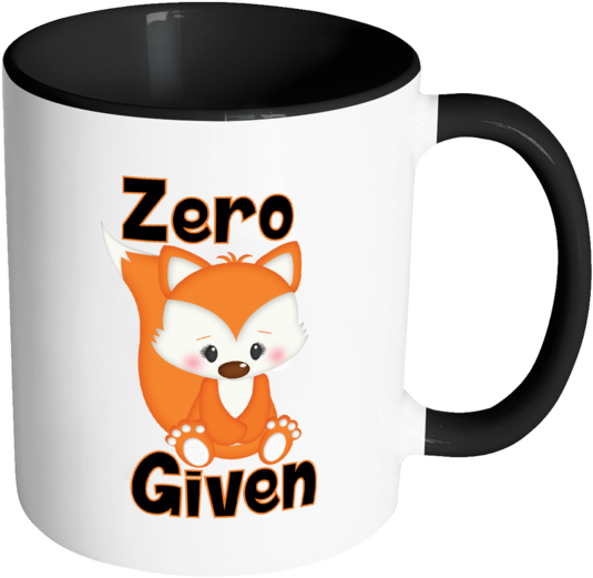 Zero Fox Given Color Accent Coffee Mug Choice Of Accent - 4th Of July Coffee Mug (600x600), Png Download