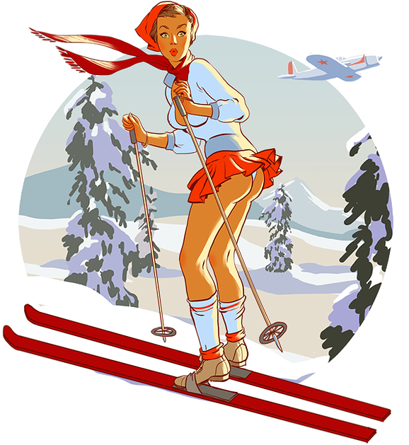 Olympic Pinup Calendar 2014 - Календарь Прикол (895x695), Png Download