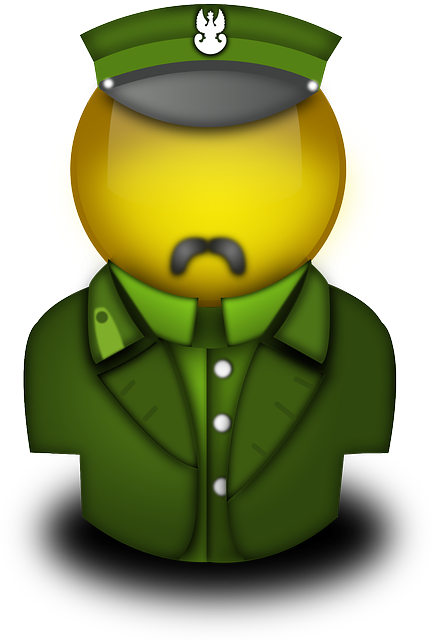 Uniform, Army, Military, Soldier, Man, Avatar - Marshal Clipart (451x640), Png Download