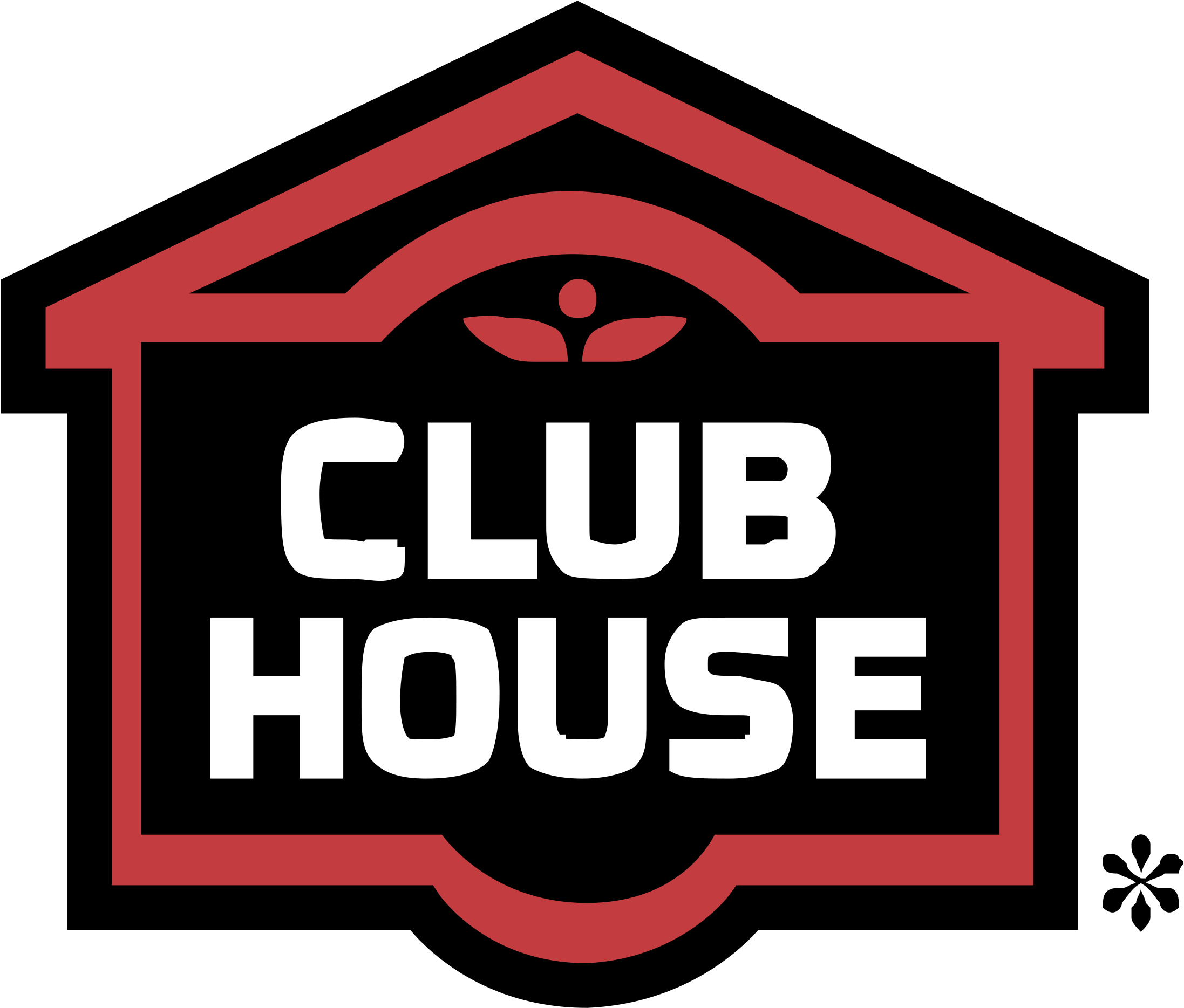 Club House Logo Png Transparent - Club House Clip Art (2400x2400), Png Download