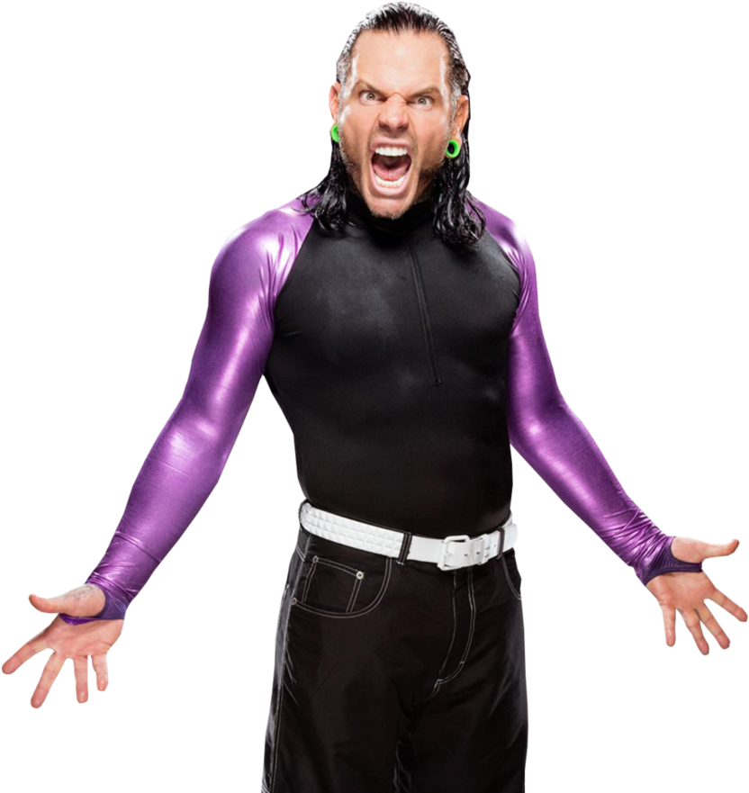 Get A Detailed Look At The Awesome Entrance Gear Superstars - Jeff Hardy Purple Arms (894x894), Png Download