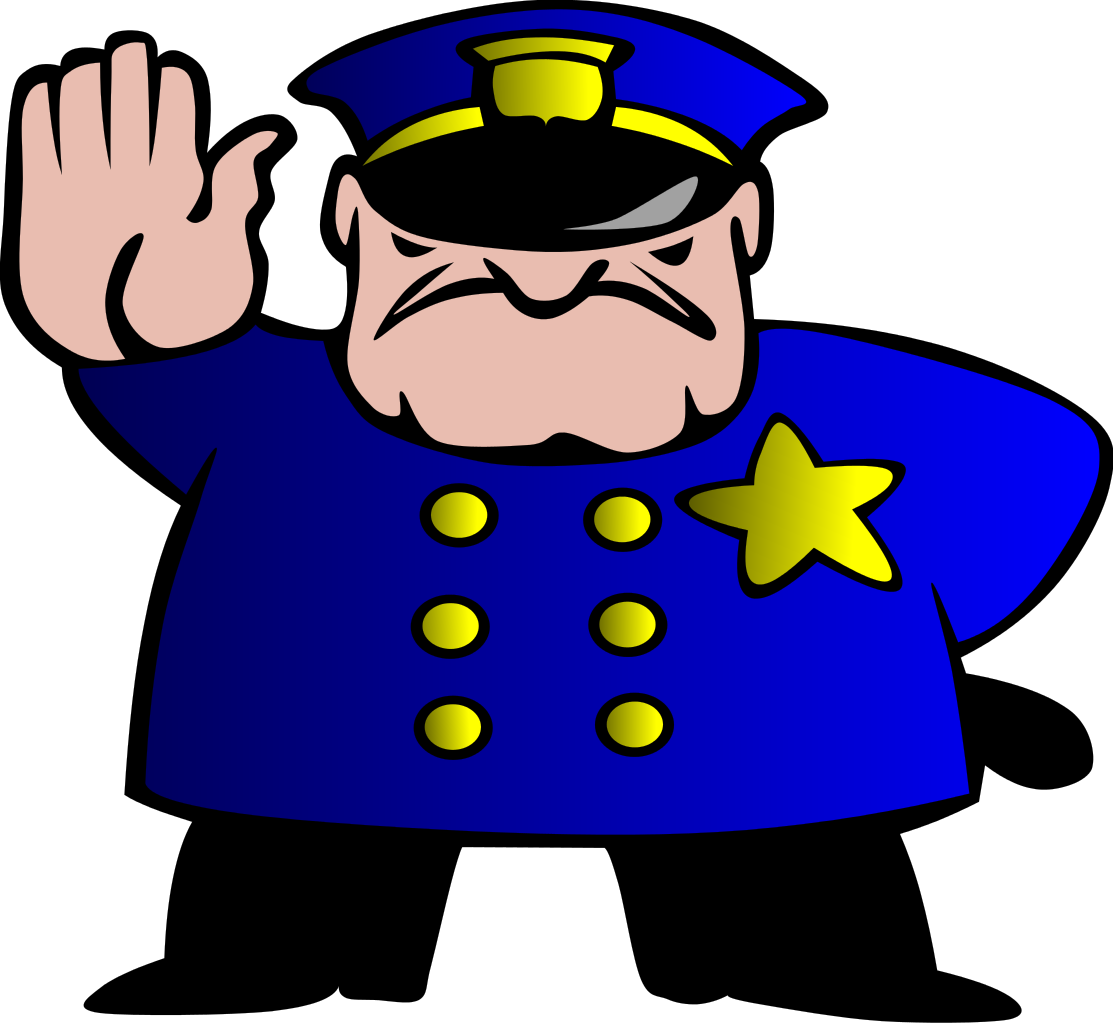 Svg Freeuse Library File Police Man Update - Police Man (1113x1024), Png Download