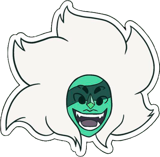 Malachite Sticker By Mokkaquillart - Малахит Вселенная Стивена (750x731), Png Download