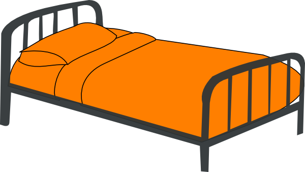 Bed - Kids Bed Clipart (600x338), Png Download