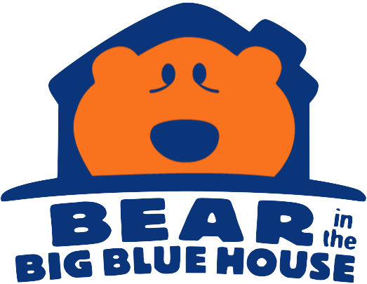 Bear In The Big Blue House Logo - Bear In The Big Blue House (523x405), Png Download