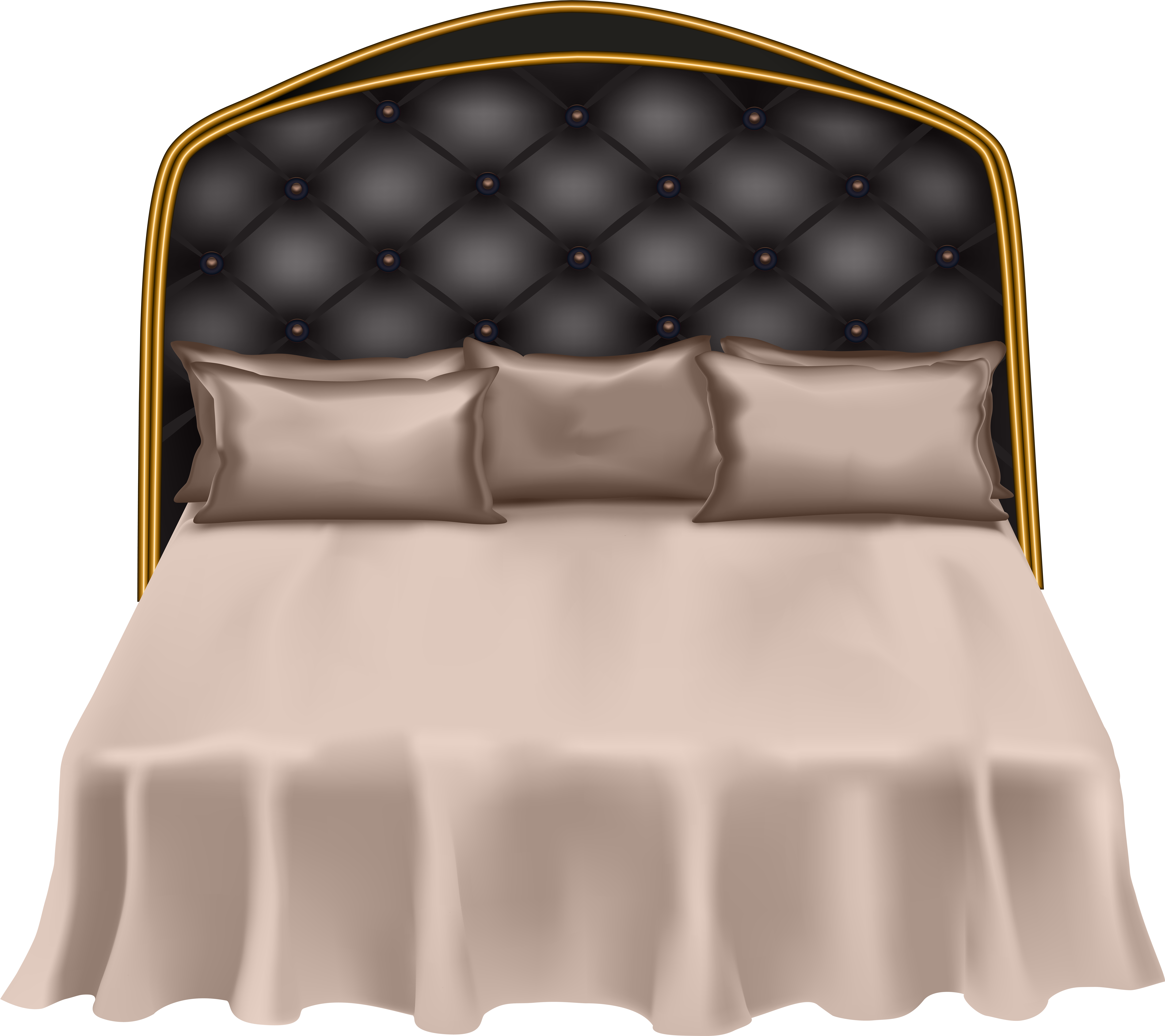 Bed Clipart Png (8000x7113), Png Download