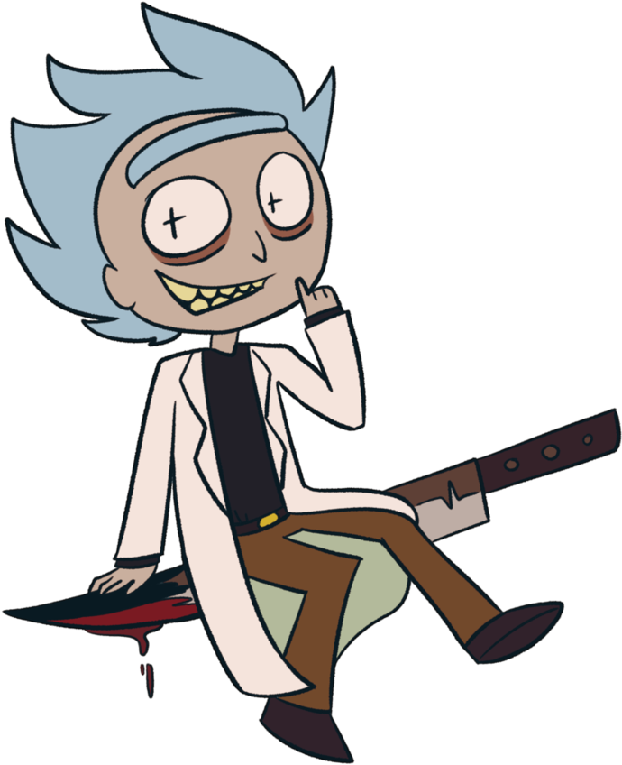 Image Transparent And Morty By Starriichan On Deviantart - Rick Y Morty Kawaii (894x894), Png Download