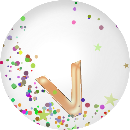 B *✿* Confeti - Letter (504x504), Png Download