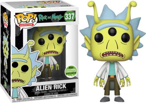 Rick & Morty - Funko Pop Alien Rick (480x341), Png Download
