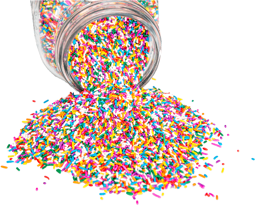 Clip Art Sprinkles Transparent Clip Art - Transparent Sprinkles Clipart (1000x667), Png Download