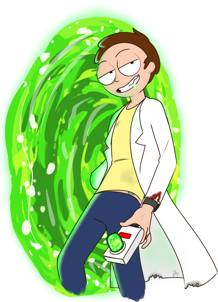 Rick And Morty Clipart Dancing - Rick And Morty Older Morty (752x1063), Png Download