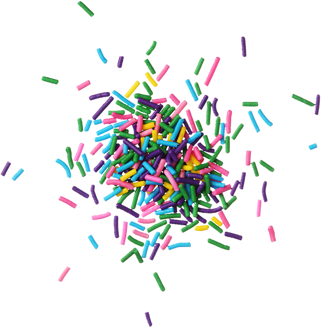 Picture Royalty Free Library Baskin Robbins India Chocolate - Candy Sprinkle Clip Art (800x800), Png Download