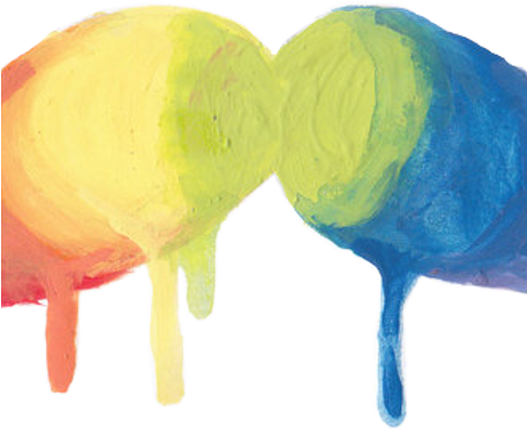Rainbow Mustache (480x480), Png Download