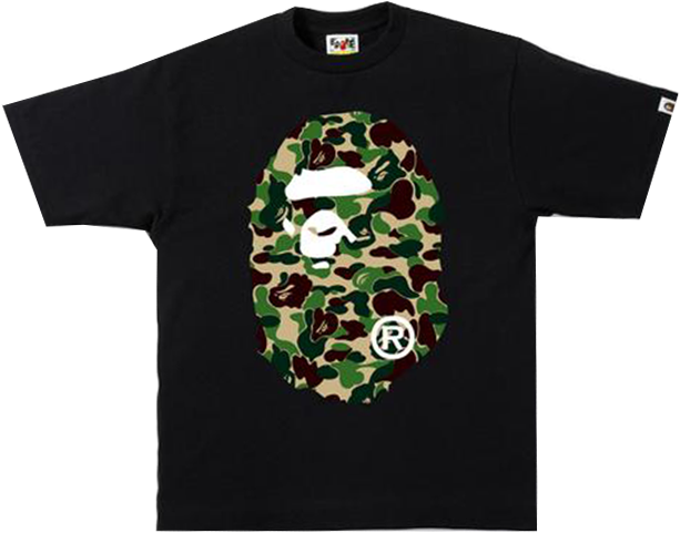 Bape - Bape Green Ape Head T Shirt (720x804), Png Download