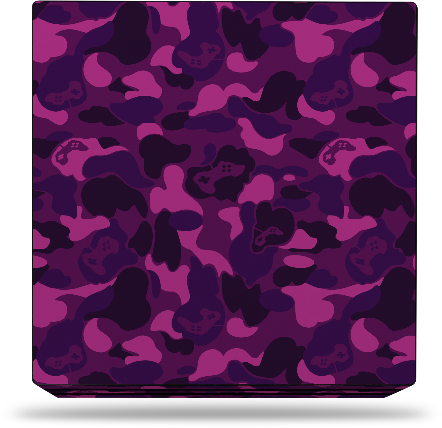 Sony Ps4 Pro Purple Game Camo Skin - Mobile Phone Case (2048x1799), Png Download