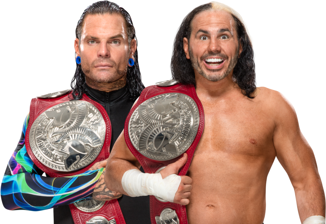 Png - Hardy Boyz Raw Tag Team Champions (1081x739), Png Download