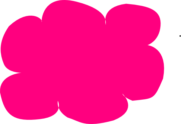 Cloud Pink Clip Art (600x412), Png Download