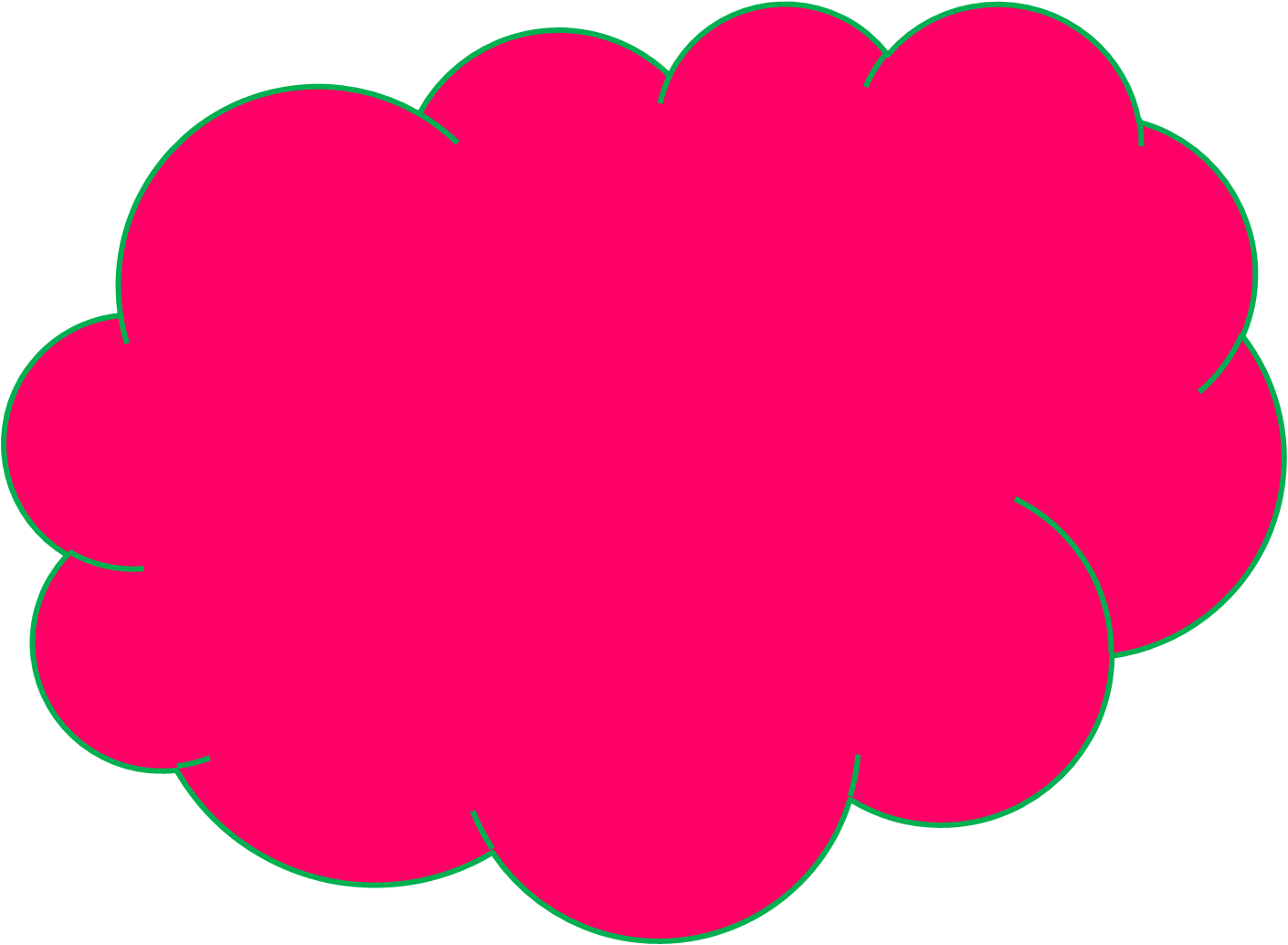 This Cloud Begins To Form As Plans Gel And Departure - Pink Cloud (1410x1034), Png Download