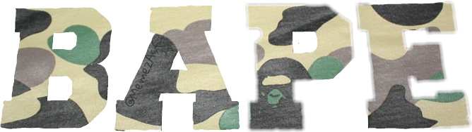 Bape Freetoedit - A Bathing Ape (668x188), Png Download
