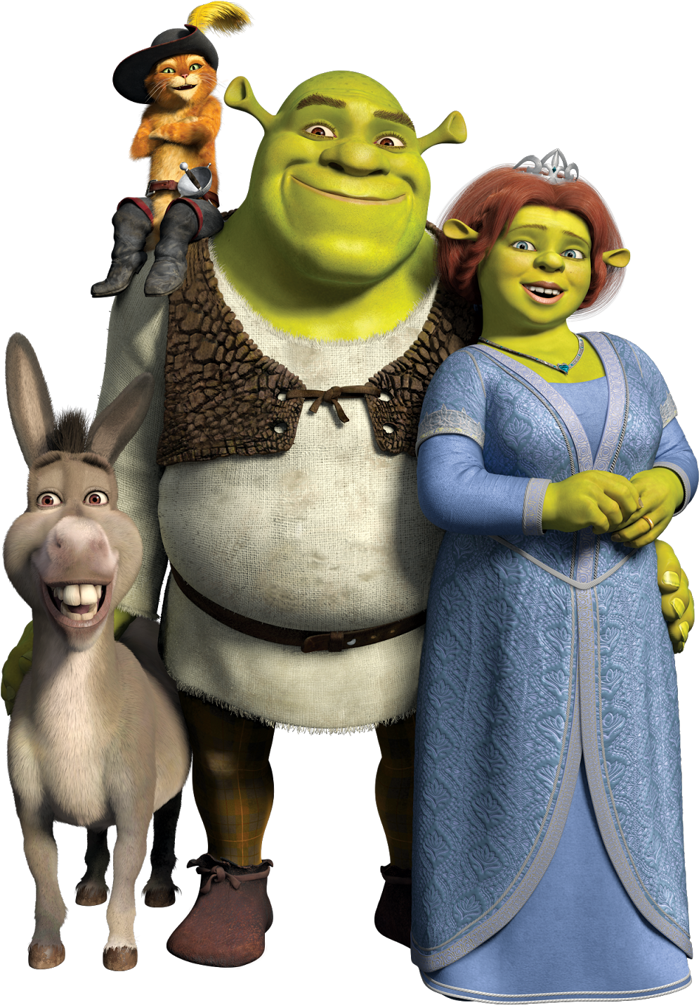 Critics Have Called Shrek “not Just A Brilliant Animated - Shrek Donkey And Fiona (590x537), Png Download