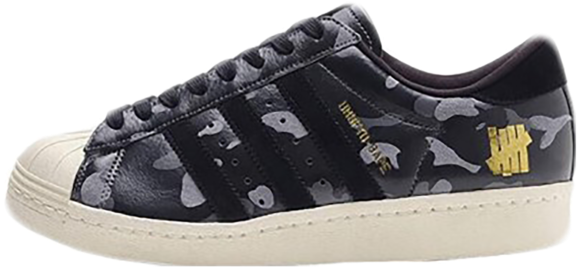 Bape X Undftd X Superstar 80v - Shoe (600x399), Png Download