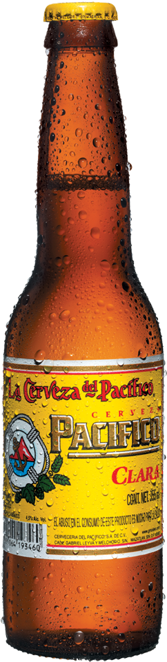 Pacifico Clara - Pacifico Beer Bottle Png (297x1024), Png Download