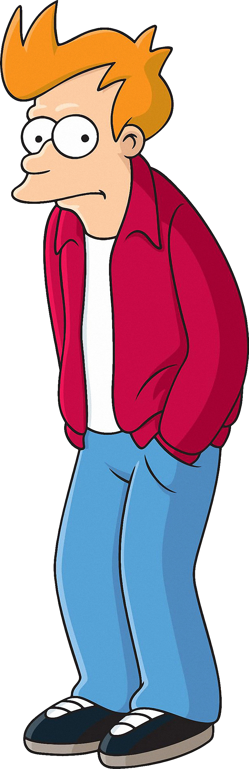 Futurama Fry Png - Futurama Fry (804x2483), Png Download