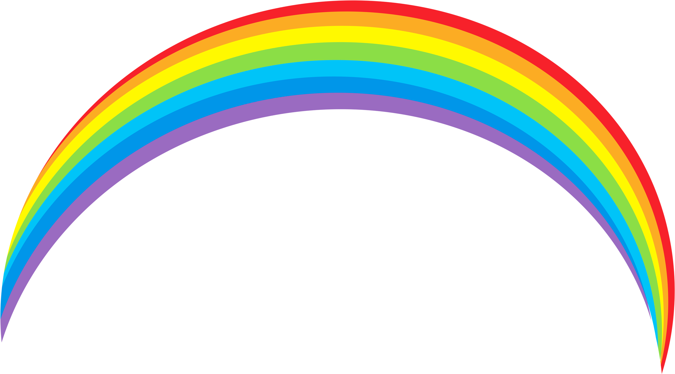 Rainbow (3000x1789), Png Download