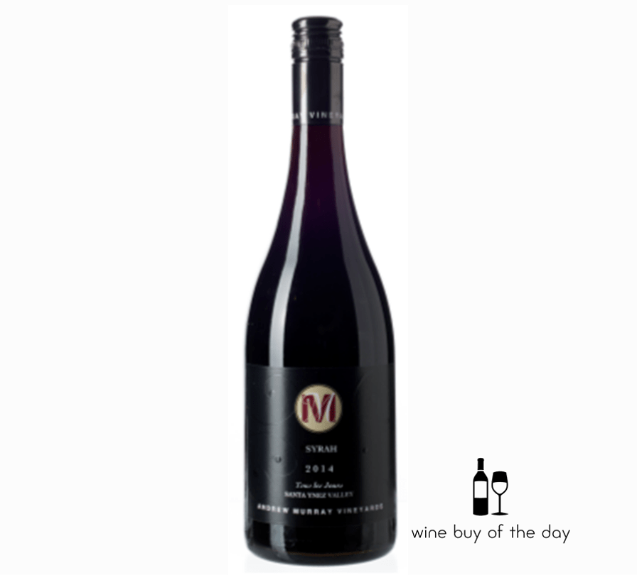 Andrew Murray Tous Les Jours Syrah 2015 - Andrew Murray Syrah Watch Hill Vineyard (896x817), Png Download