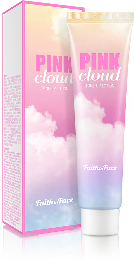 Faith In Face Pink Cloud Tone Up Lotion 粉嫩調色素顏霜 - Lotion (1000x1000), Png Download