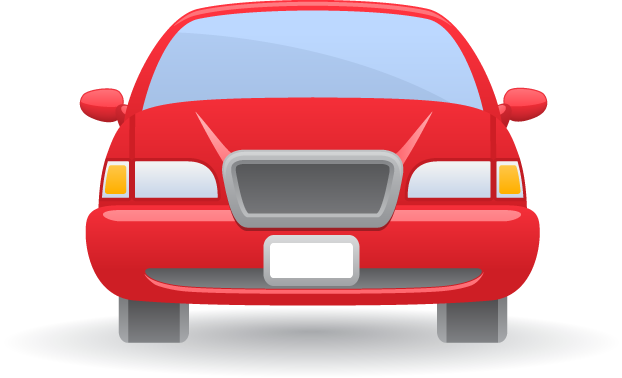 Icon Pictures - Car Icon Png Red (622x378), Png Download