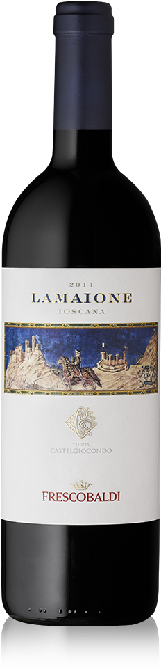 Lamaione - Frescobaldi Lamaione 2011 (300x1000), Png Download