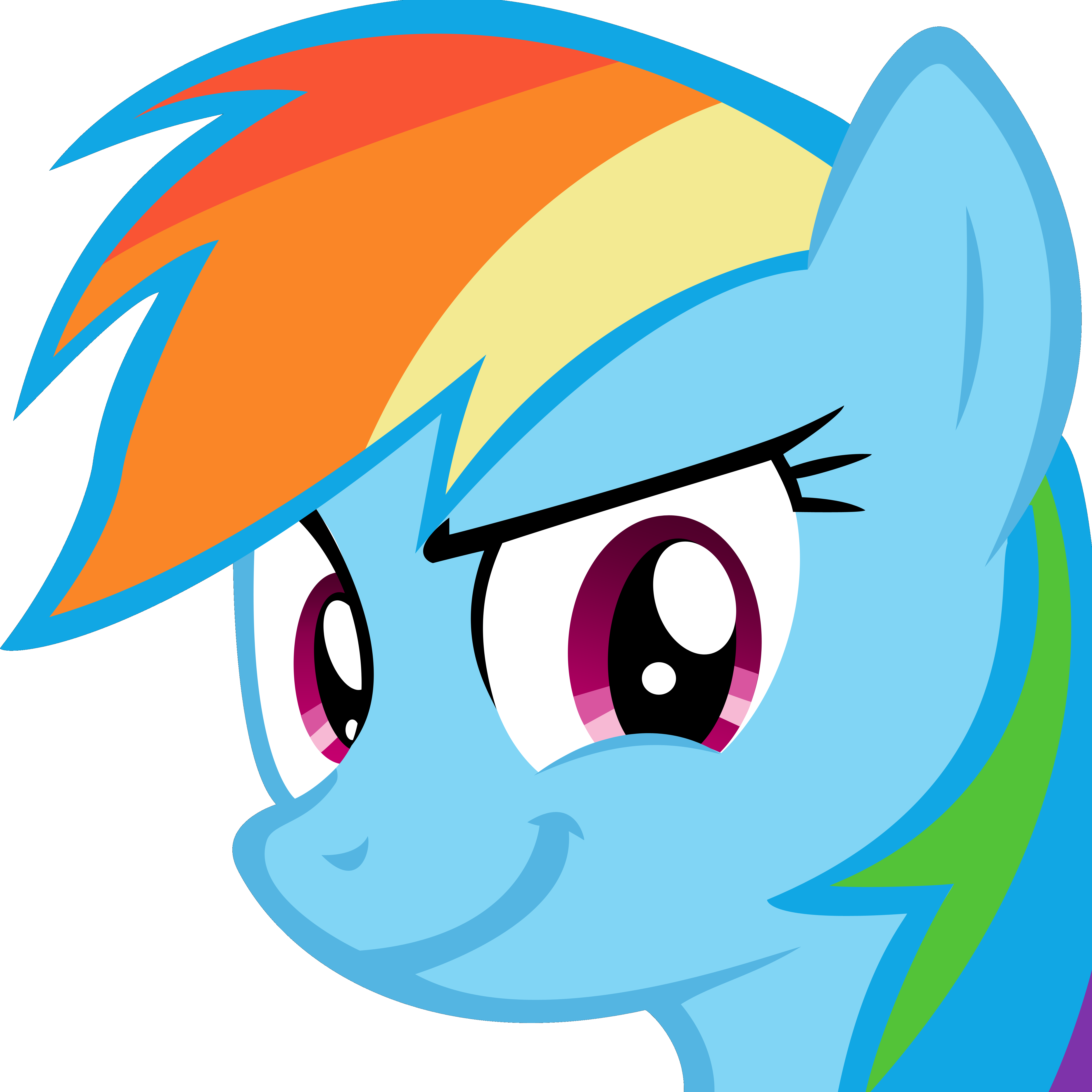 Rainbow Dash (5000x5000), Png Download