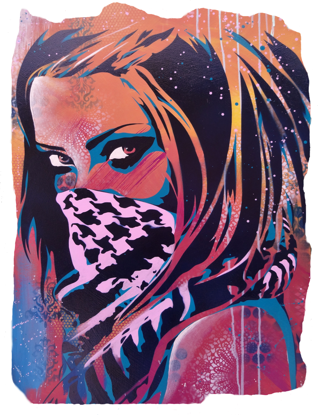 Download Graffiti Art Girl Graffiti PNG Image with No Background