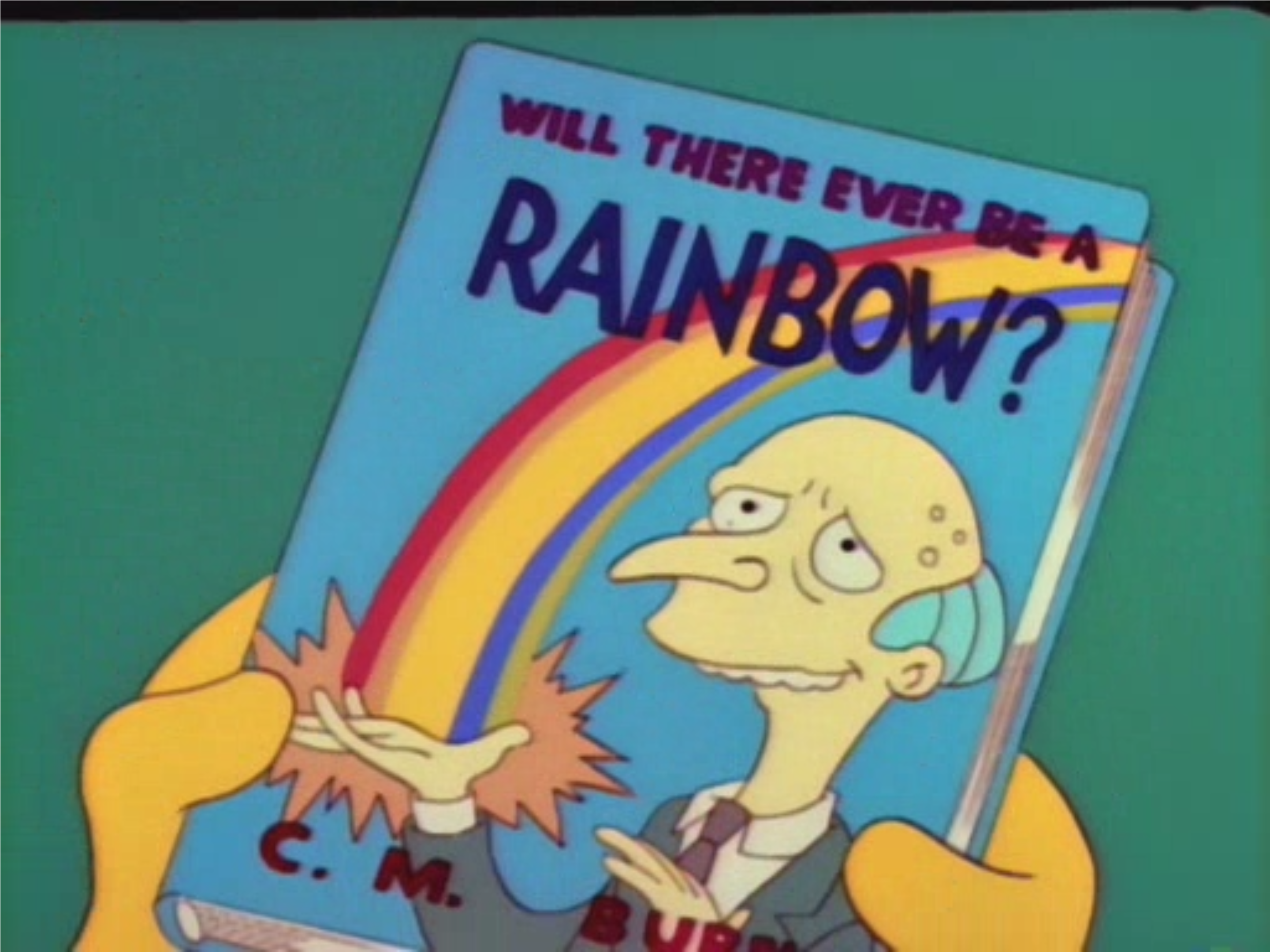 S02e22will - Simpsons Will There Ever Be A Rainbow (3840x2160), Png Download