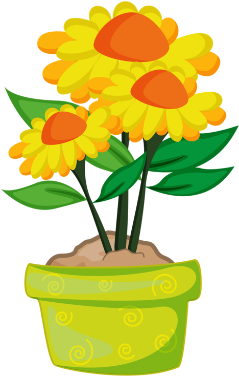 Яндекс - Фотки - Cartoon Plants And Flowers (528x800), Png Download