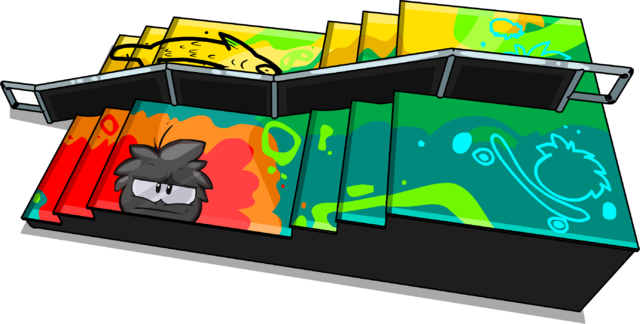 Graffiti Stair Ramp Sprite 003 - Graphic Design (640x324), Png Download