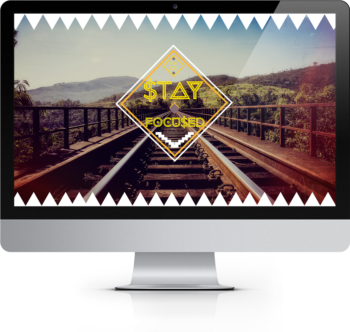 Imac - Mock Up Imac Png (2300x1300), Png Download