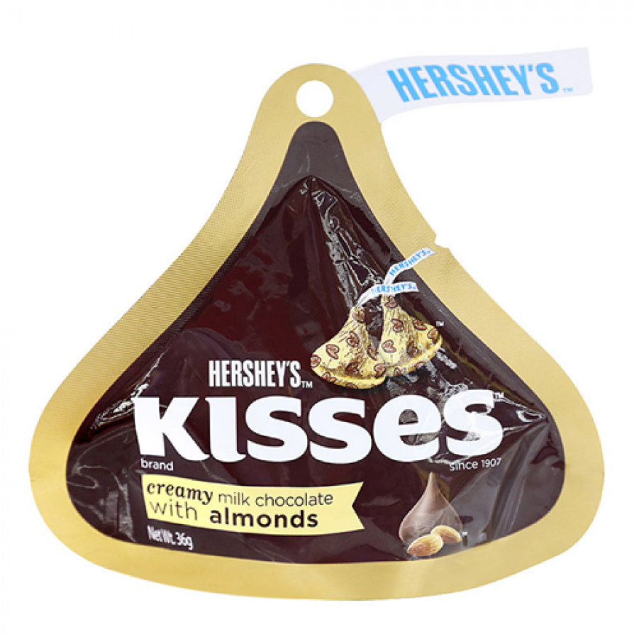 Hershey's Kisses Almond Chocolate (1200x900), Png Download