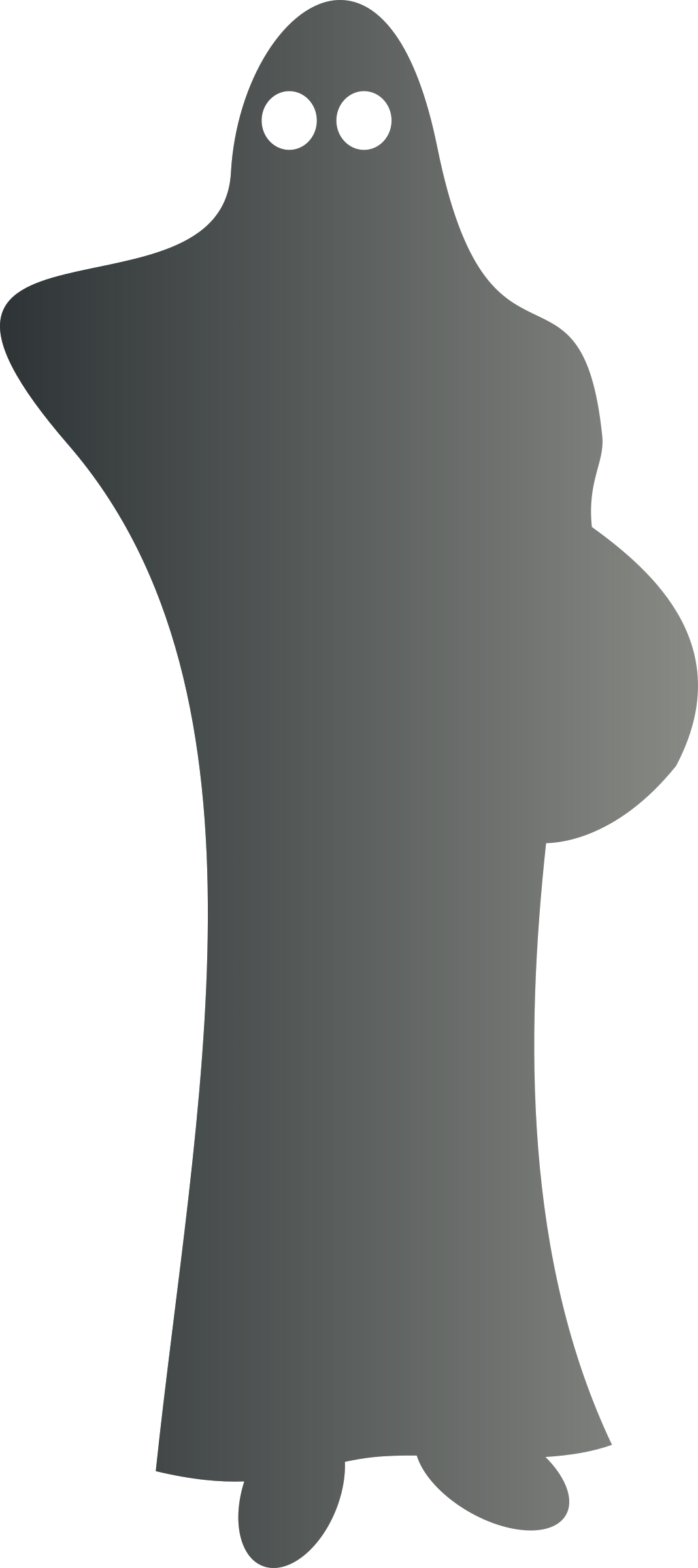 Pregnant Ghost - Real Ghost Clipart (256x576), Png Download