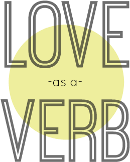 Love As A Verb - Graphic Design (1200x444), Png Download