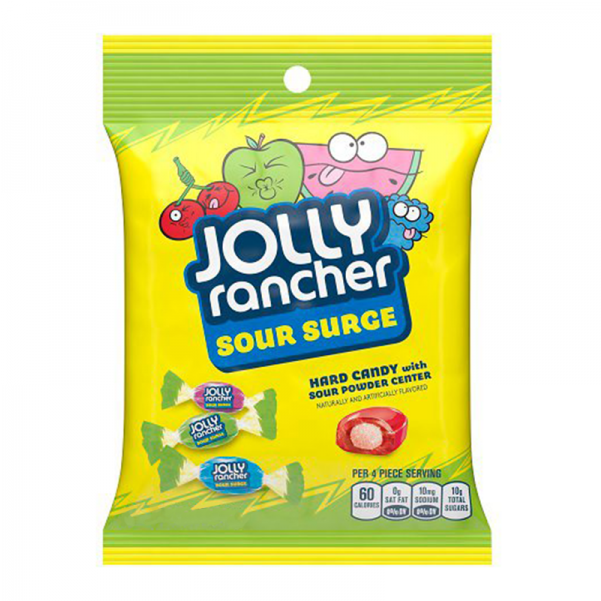 Jolly Rancher Sour Surge 184g - Jolly Rancher Crunch 'n Chew Candy, Original Flavors (600x800), Png Download