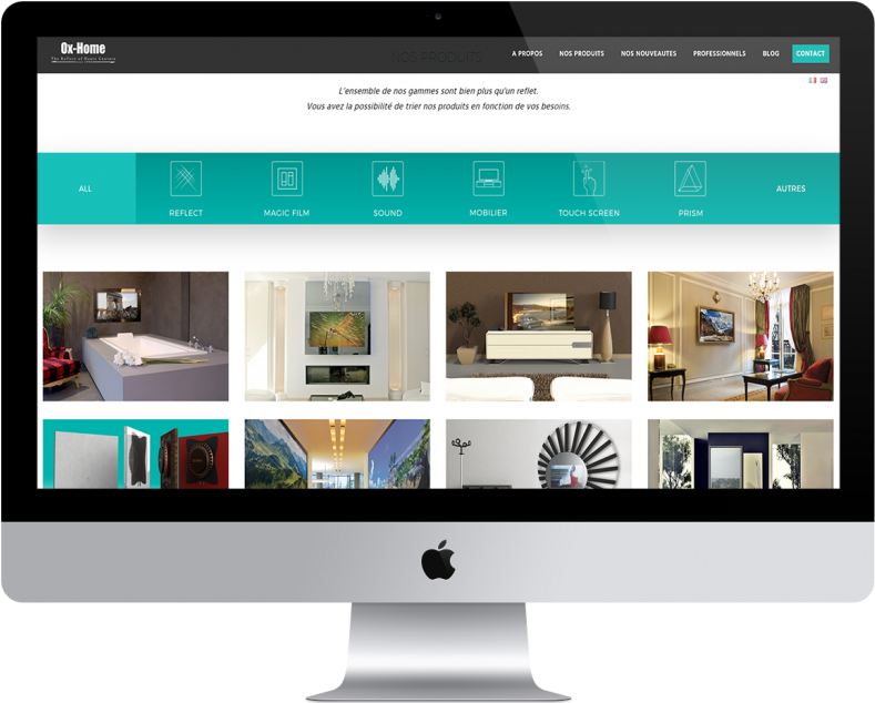 Mock Up Imac Oxhome (1024x633), Png Download